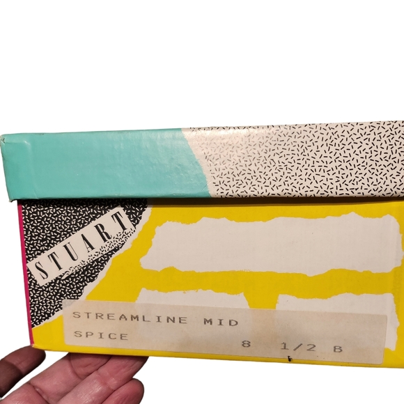 Vintage Stuart Weitzman Women's Paisley Suede Leather Heels w/Box Size 8.5B - Picture 11 of 11